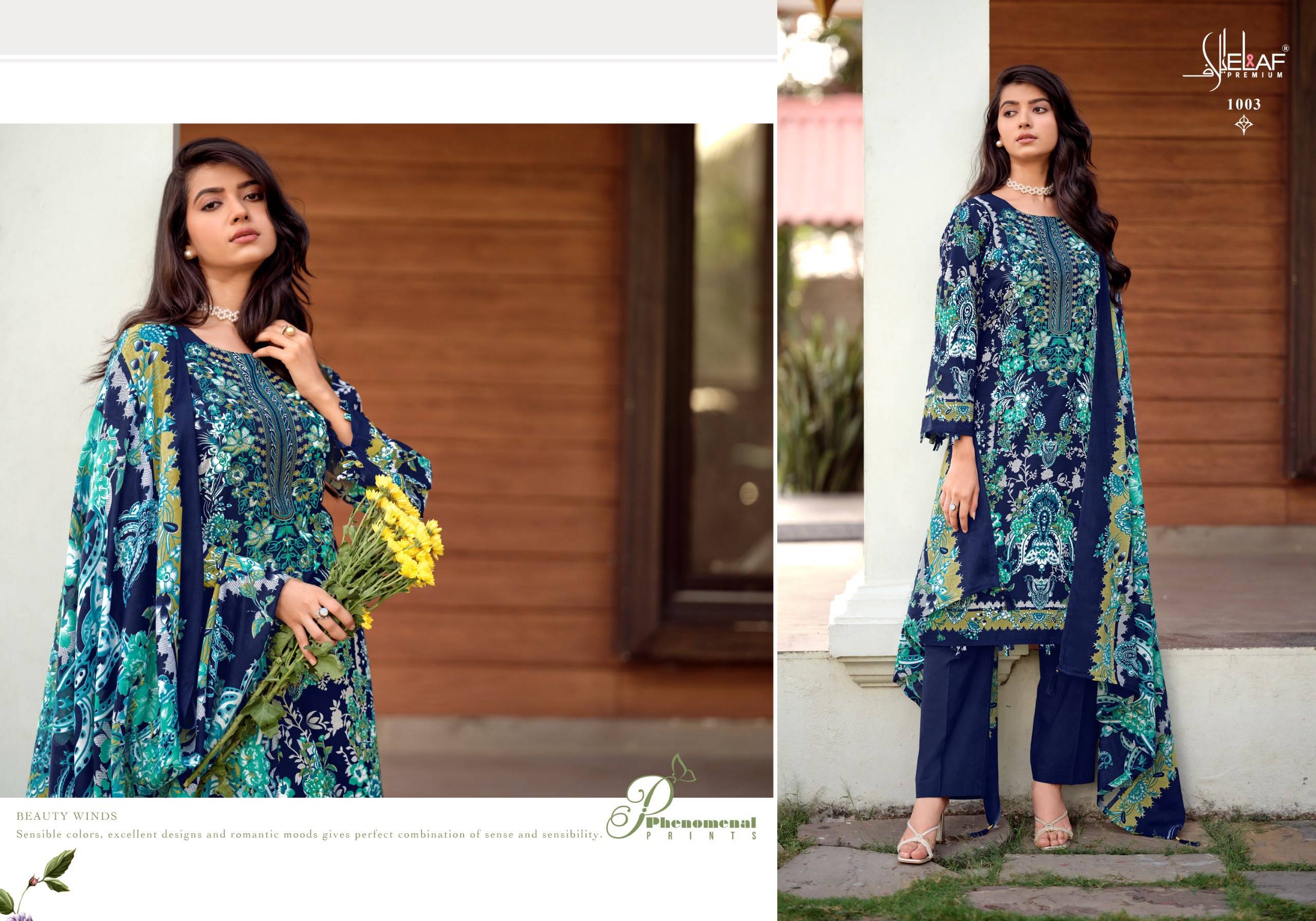 ELAF ASRAJOFA VOL.2 by  ELAF PREMIUM 1001 to 1008 series Indian Pakistani ethnic wear Premium soft Cotton At Wholesale Price